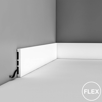 Плинтус гибкий SX163F Orac Decor