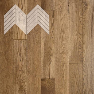 Паркет Елка Французская Lab Arte Chevron Дуб Рустик Тибальт Лак 600/510х90х14/3/45°