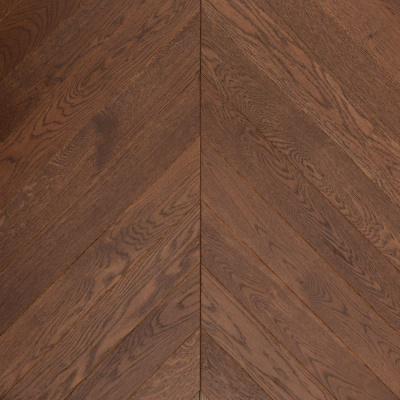 Паркет Елка Французская Lab Arte Chevron Дуб Рустик Табак Лак 400/337х110х14/3/60°