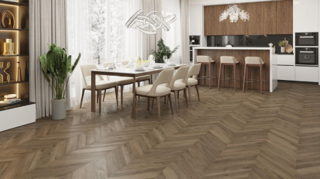 Alpine Floor Chevron Alpine Дуб Насыщенный ECO 18-4
