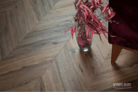 Vinilam Parquet Chevron Шеврон Лувр I107516